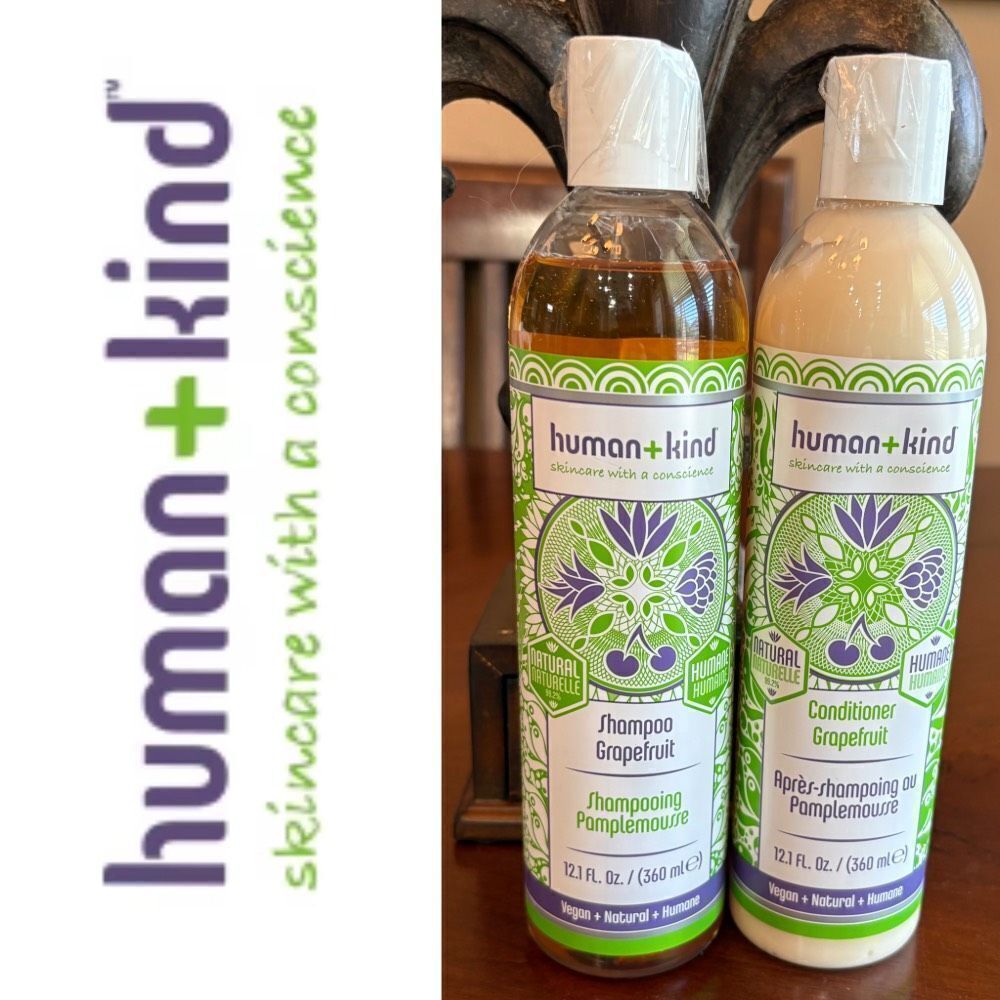HUMAN + KIND - NWT Grapefruit Shampoo & Conditioner Duo/12.1 oz Each/Vegan